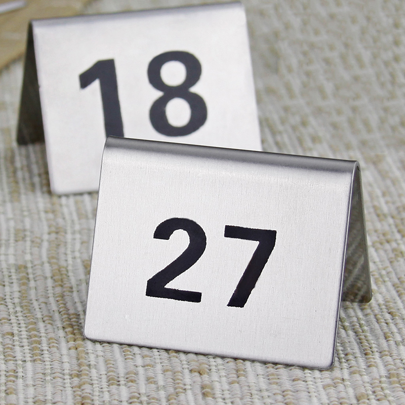 การ์ดตัวเลขโต๊ะสแตนเลส 1-100 ส - Table Number Gold บทวิจารณ์และราคา