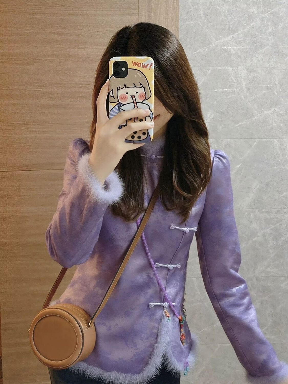 เสื้อคอตั้งสีม่วงสไตล์จีนแบบให - Good Floral & Wedding Decor Supply บทวิจารณ์และราคา