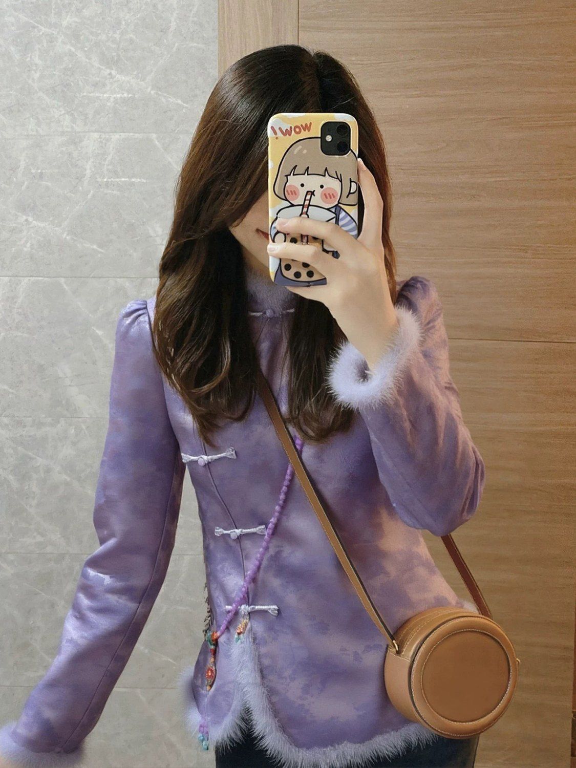 เสื้อคอตั้งสีม่วงสไตล์จีนแบบให - Good Floral & Wedding Decor Supply บทวิจารณ์และราคา