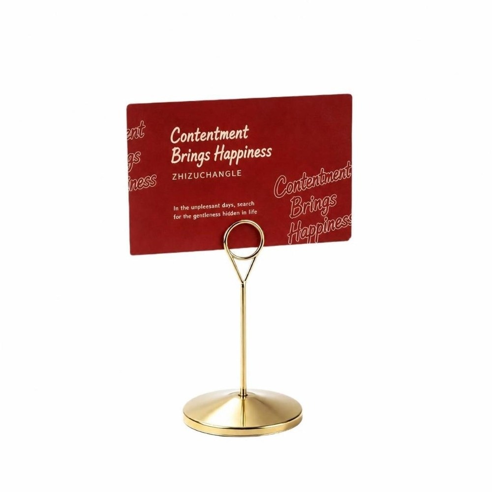 ที่วางป้ายเลขโต๊ะโลหะ ฐานใหญ่  - Table Number Gold บทวิจารณ์และราคา